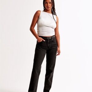 Curve Love Mid Rise 90s Straight Jean